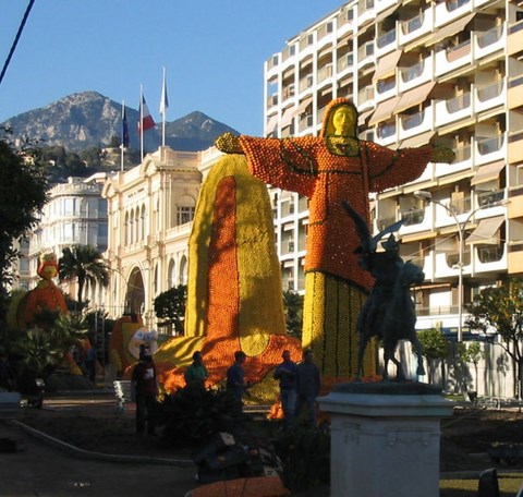 Menton - fête des citrons - Alpes maritimes PACA