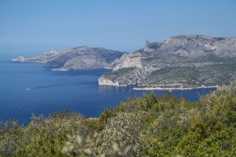 Cassis, les calanques, depuis la route des Crêtes - Bouches du Rhône - PACA