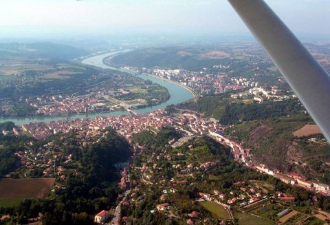 Vienne, vue aérienne - Isère - Rhone Alpes