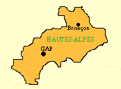 CARTE DES HAUTES ALPES